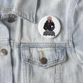 Silver Heart Rebell Anime-Ästhetik - Benutzerdefin Button (Beispiel)