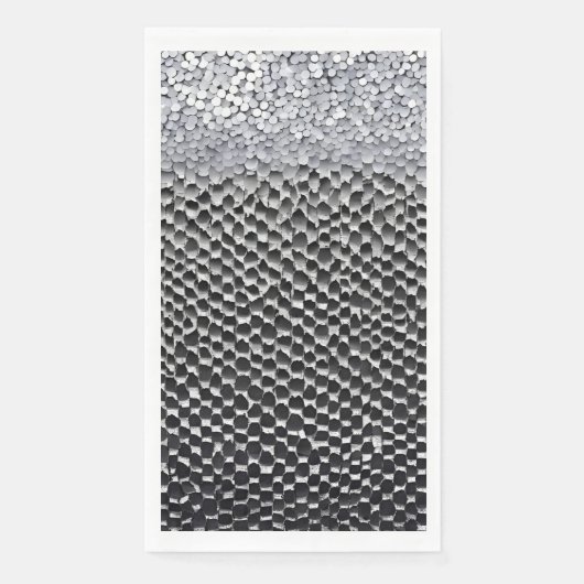 Silver Here AI Art Serviette (Vorderseite)