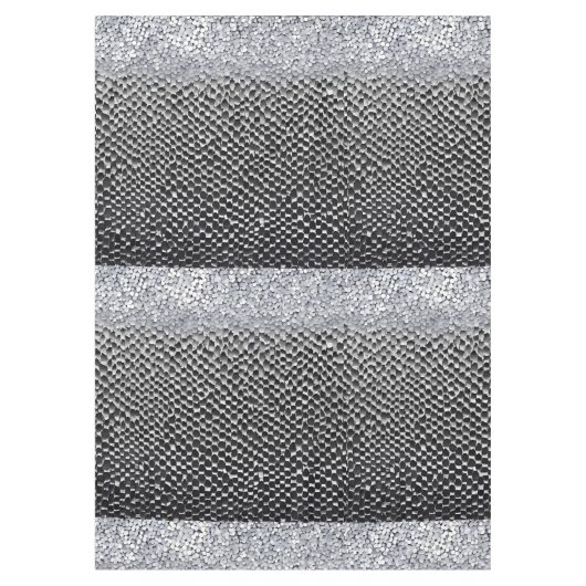 Silver Here AI Art Tischdecke (Vorderseite)