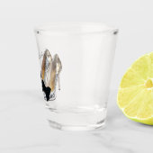 Silver High Heels Black Bow Schnapsglas (Rechts)