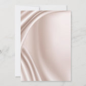 Silver High Heels Dress Balloons 50. Geburtstag Einladung (Rückseite)