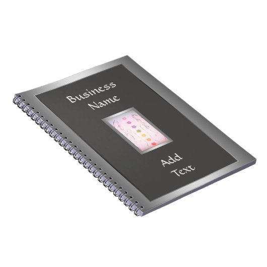 Silver Holistic Healing Hands Notizblock (Rechte Seite)