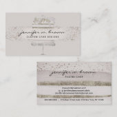 Silver Homemade Kuchen Bäckerei Konditorei Patisse Visitenkarte (Vorne/Hinten)