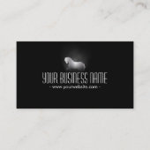 Silver Horse Equine Beruflich Black Visitenkarte (Vorderseite)