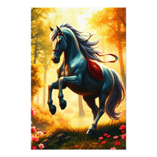 SILVER HORSE FOTODRUCK