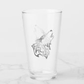 Silver Howling Wolf Glas (Vorderseite)