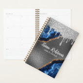 Silver Imitate Glitzer Glam Bling Personalisiert M Planer (Anzeige)