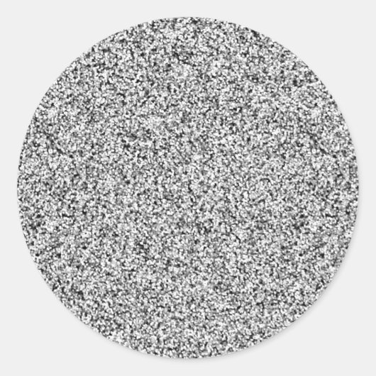 Silver Imitate Glitzer Umschlag Aufkleber (Vorderseite)