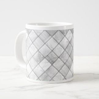 Silver Imitate Muster Quiltieren Muster Jumbo-Tasse