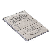 Silver Imitats Glitzer Mason Jar Sparkle Rustikale Notizblock (Rechte Seite)