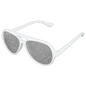 Silver Imitats Glitzer Sonnenbrille (Schrägansicht)