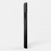 Silver Imitats Lashes Black Glitzer Ombre Case-Mate iPhone Hülle (Hinten/Rechts)