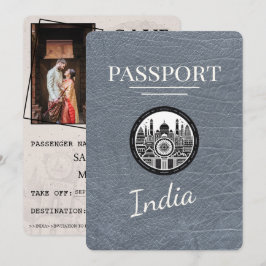Silver India Passport Save the Date