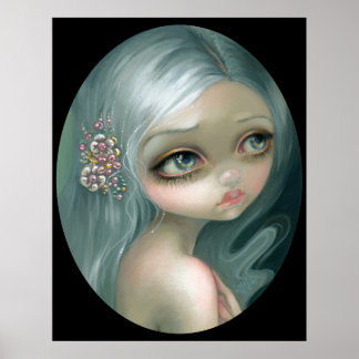 Silver Introspection ART DRINT Kunst Poster
