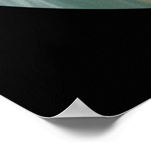 Silver Introspection ART DRINT Kunst Poster (Ecke)