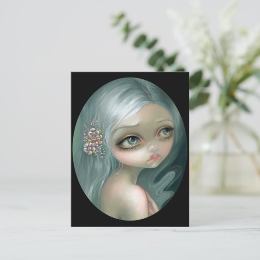 "Silver Introspection" Postkarte (Stehend Vorderseite)