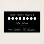 Silver Irisiercent Glitzer-Treuekarte (Rückseite)