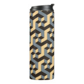 Silver Ivory Geometric Complex Tile Thermosbecher (Nach links gedreht)