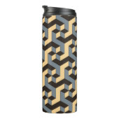 Silver Ivory Geometric Complex Tile Thermosbecher (Nach rechts gedreht)