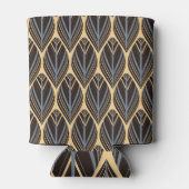 Silver Ivory Indian Feathers Pattern Dosenkühler (Rückseite)