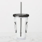 Silver Jack O' Lantern Halloween Acryltrinkbecher (Rechts)