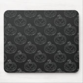 Silver Jack O' Lantern Halloween Mousepad (Vorne)