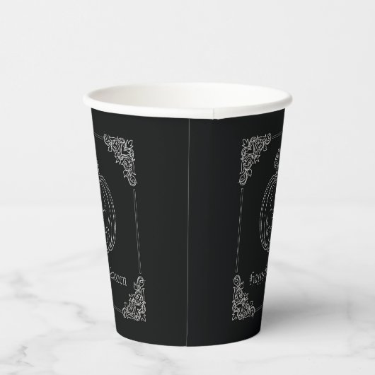 Silver Jack O' Lantern Halloween Pappbecher (Rechts)