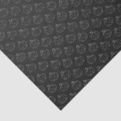 Silver Jack O' Lantern Halloween Seidenpapier (Ausschnitt)