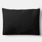 Silver Jack O' Lantern Halloween Zubehörtasche (Rückseite)