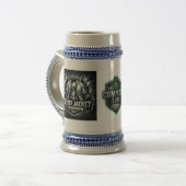 SILVER JACKET SHOWDOWN BEER STEIN BIERGLAS (Vorderseite Links)