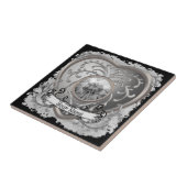 Silver Jewel Fairy Heart Fliese (Seite)