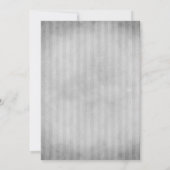 Silver Jewelly Dragonfly Save the Date Ankündigung (Rückseite)