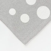 Silver Jubiläum lila und grau noch in der Liebe Fleecedecke (Ecke)