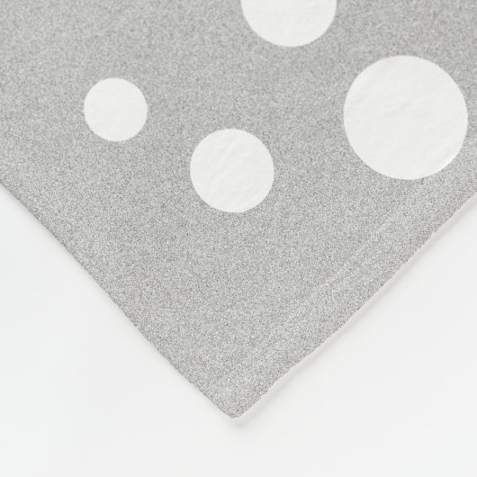 Silver Jubiläum lila und grau noch in der Liebe Fleecedecke (Ecke)