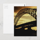 Silver Jubilee Bridge Postkarte (Vorne/Hinten)