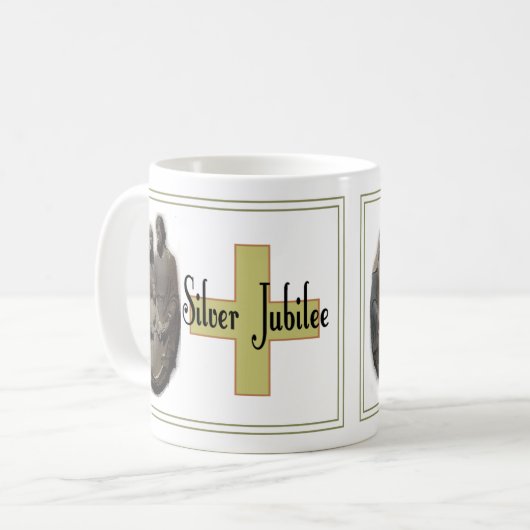 Silver Jubilee Geschenke für Nonnen Kaffeetasse (Vorderseite Links)