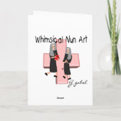 Silver Jubilee Geschenke für Nonnen Karte (Rückseite)