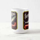 Silver King Brand Orange und Grapefruit Label Kaffeetasse (Mittel)