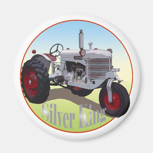 Silver King Tractor Magnet (Vorne)