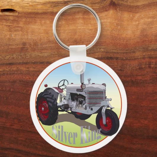 Silver King Tractor Schlüsselanhänger (Vorderseite)