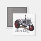 Silver King Traktor Magnet (Vorderseite/Rückseite)