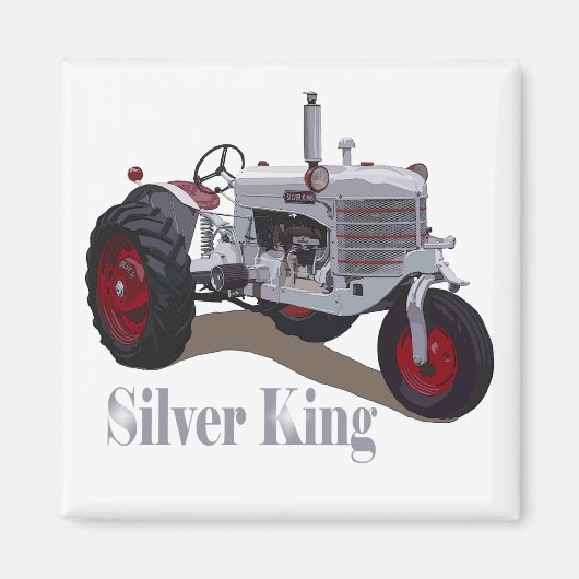 Silver King Traktor Magnet (Vorne)