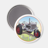 Silver King Traktor Magnet (Vorderseite/Rückseite)