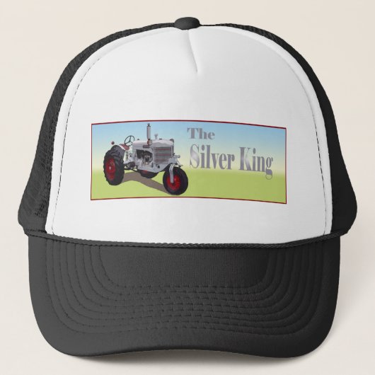 Silver King Traktor Truckerkappe (Vorderseite)