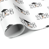 Silver-Klasse des Abschlusses 2026 Geschenkpapier (Rolleneckpunkt)