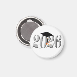 Silver-Klasse des Abschlusses 2026 Magnet