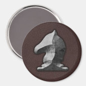 Silver Knight - Zero Gravity Chess (SLS) Magnet (Vorderseite/Rückseite)