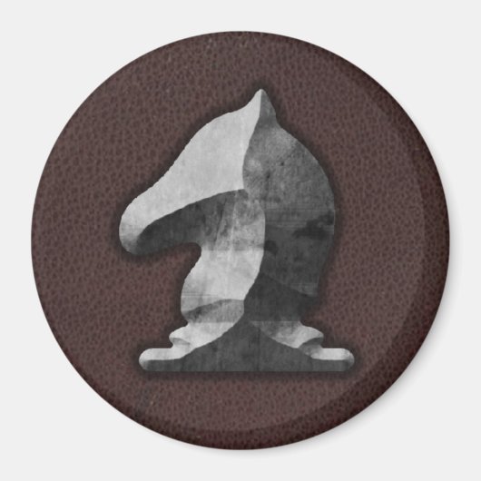 Silver Knight - Zero Gravity Chess (SLS) Magnet (Vorne)