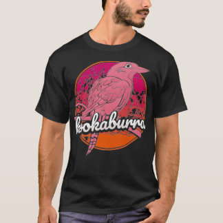 Silver Kookaburra Vintag Retro Sunset Australien T-Shirt