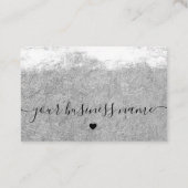 Silver Kraft Papier benutzerdefiniertes Logo Viele Visitenkarte (Rückseite)